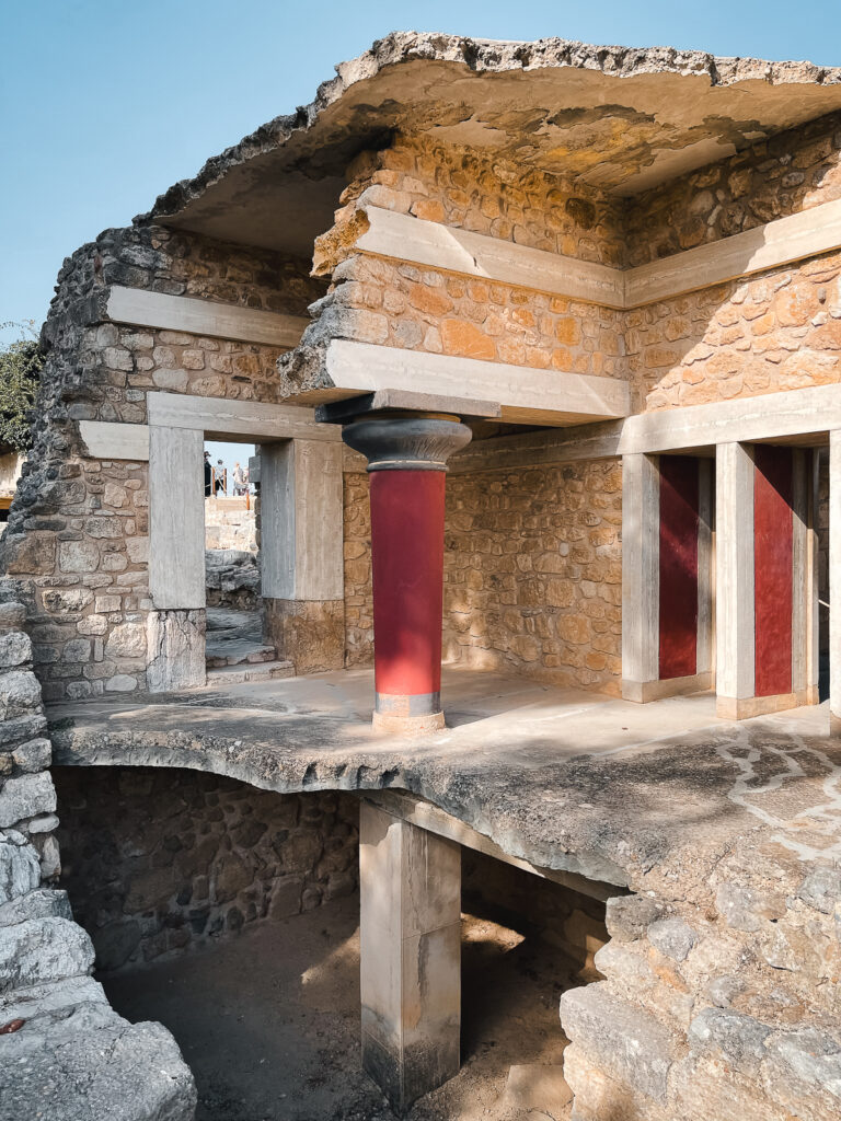 Knossos Palace Crete Greece