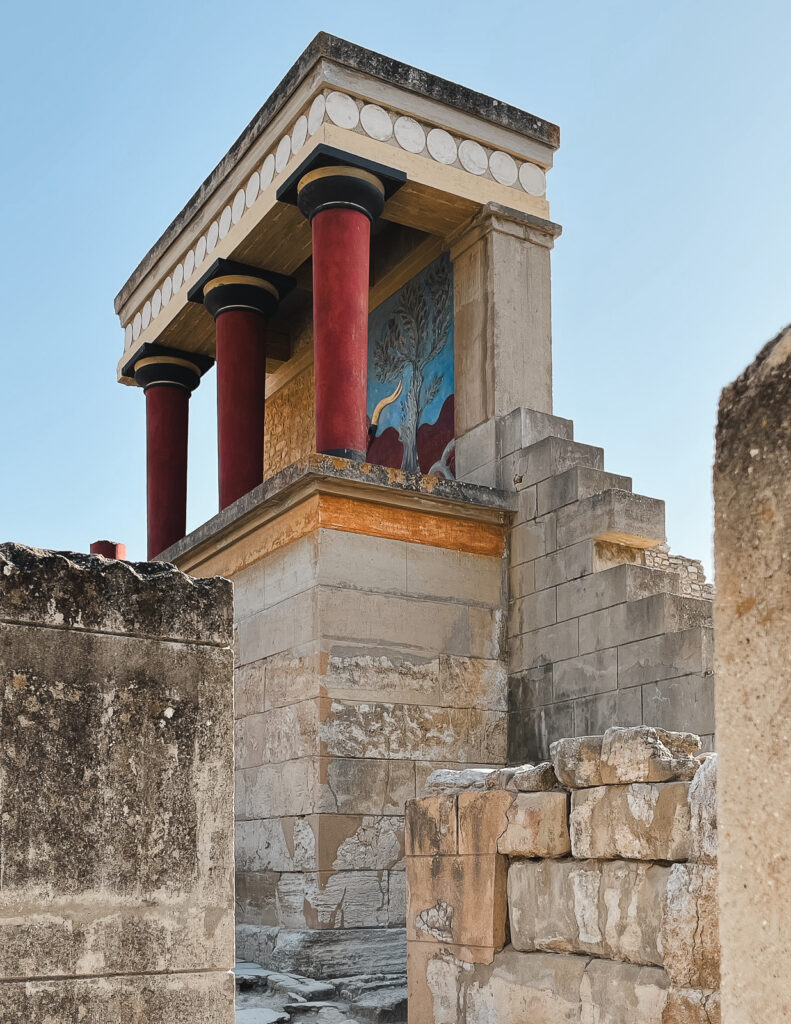 Knossos Palace Crete Greece