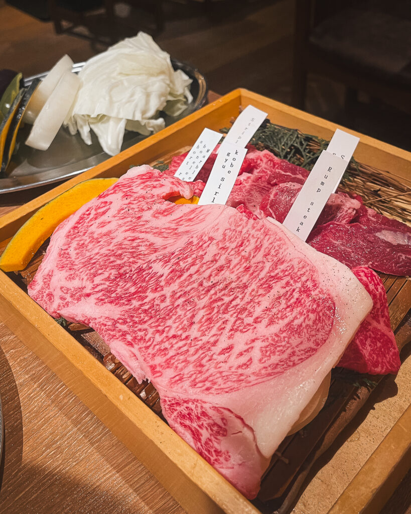 Japanese food wagyu